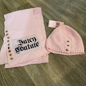 Juicy couture scarf and hat